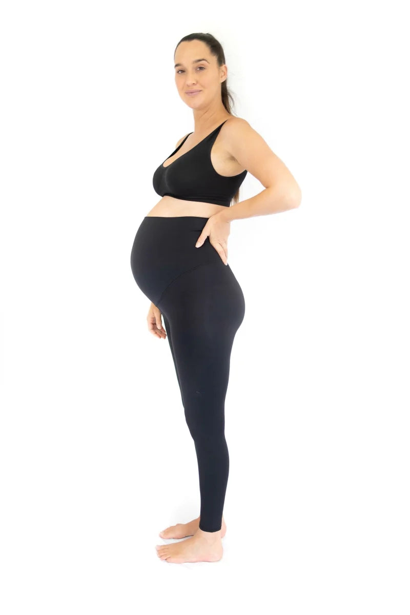 A collage of women in comfortable and stylish clothing, representing different stages of motherhood.