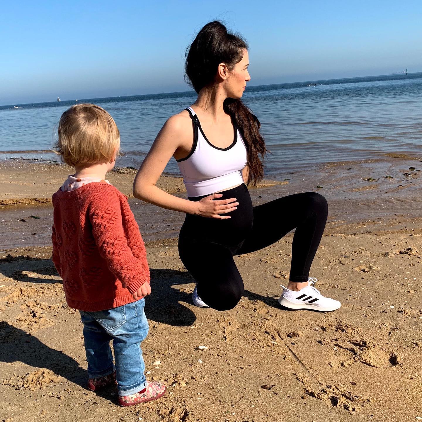 Emama Maternity Leggings - Black - Full Length