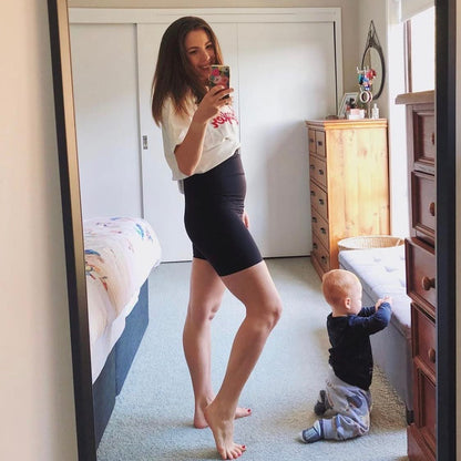 emama Maternity Bike Shorts - Black