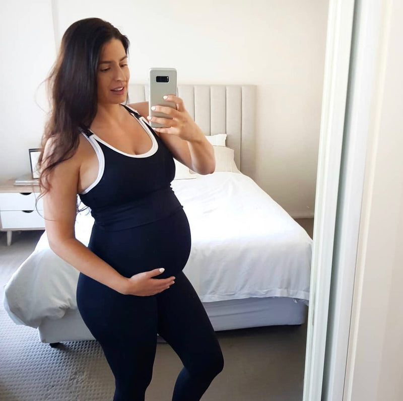 7/8 Umstands- Leggings - Schwarz