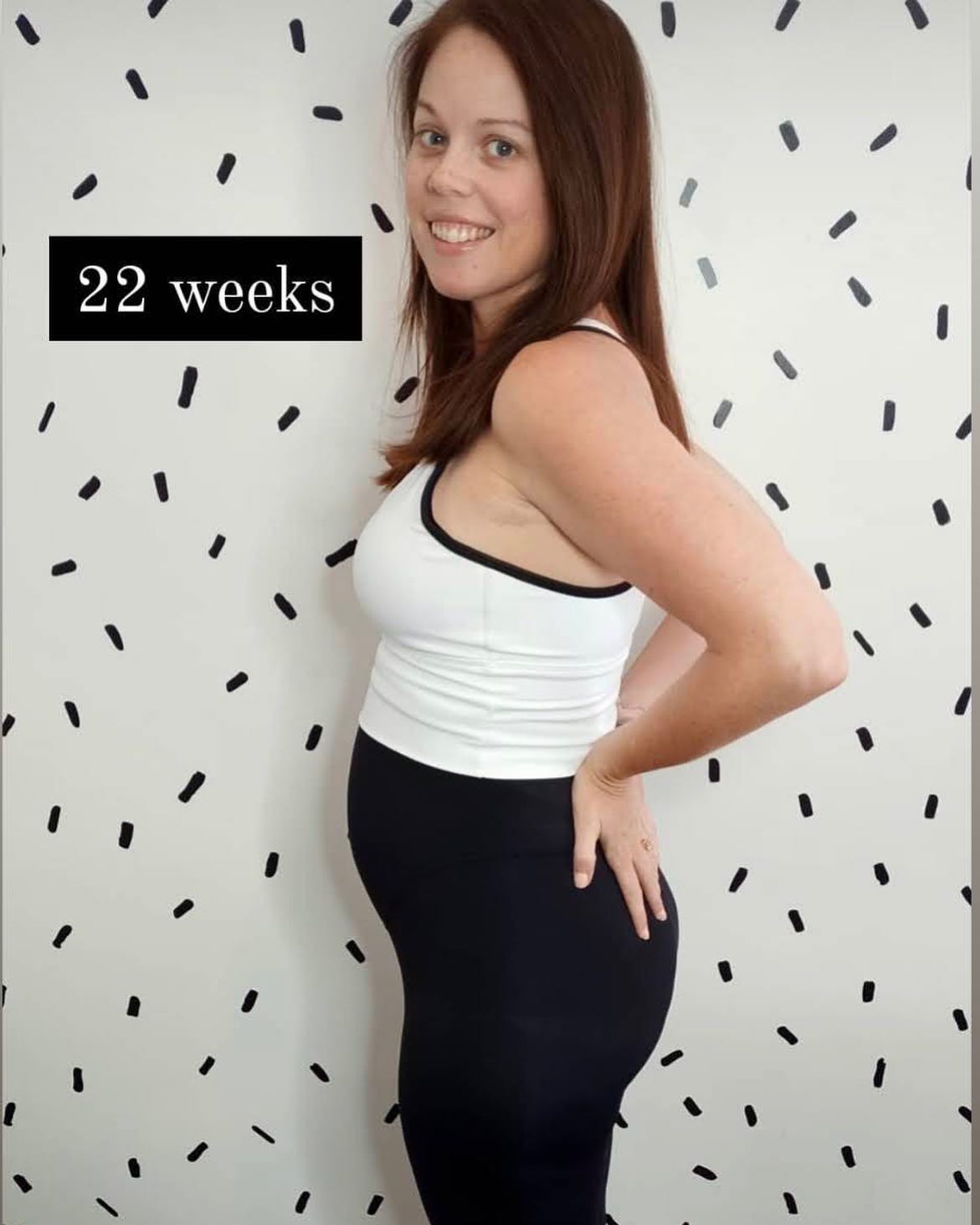 Emama Maternity Leggings Full Length + Pockets - Black