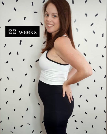 Emama Maternity Leggings Full Length + Pockets - Black