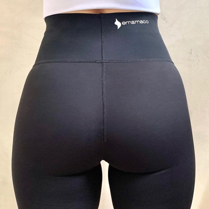 Shaper Move Leggings + Pockets - Black - Full Length | Mum Tum Hiding