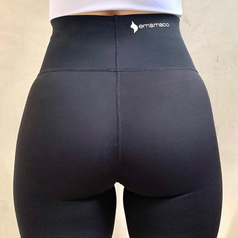 Shaper Move Leggings + Pockets - Black - Full Length | Mum Tum Hiding