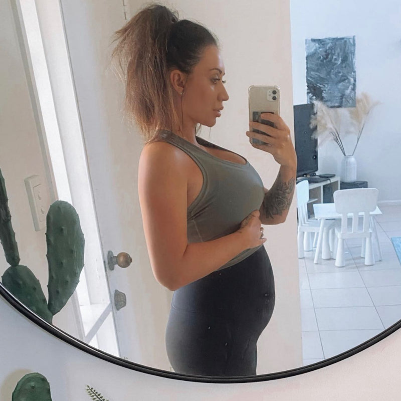 Emama Umstands- Bike Shorts + Taschen - Schwarz