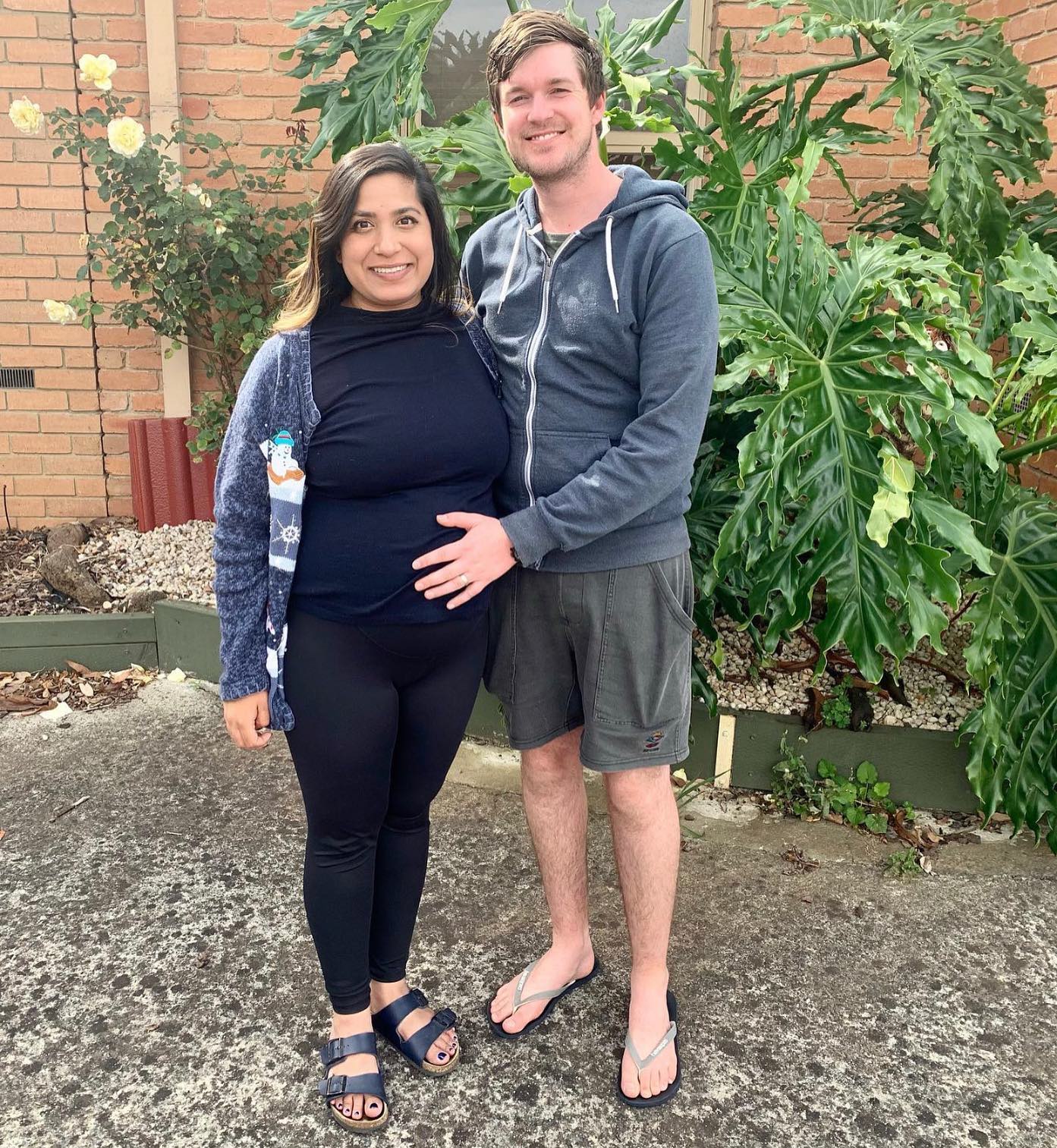 Emama Maternity Leggings Full Length + Pockets - Black