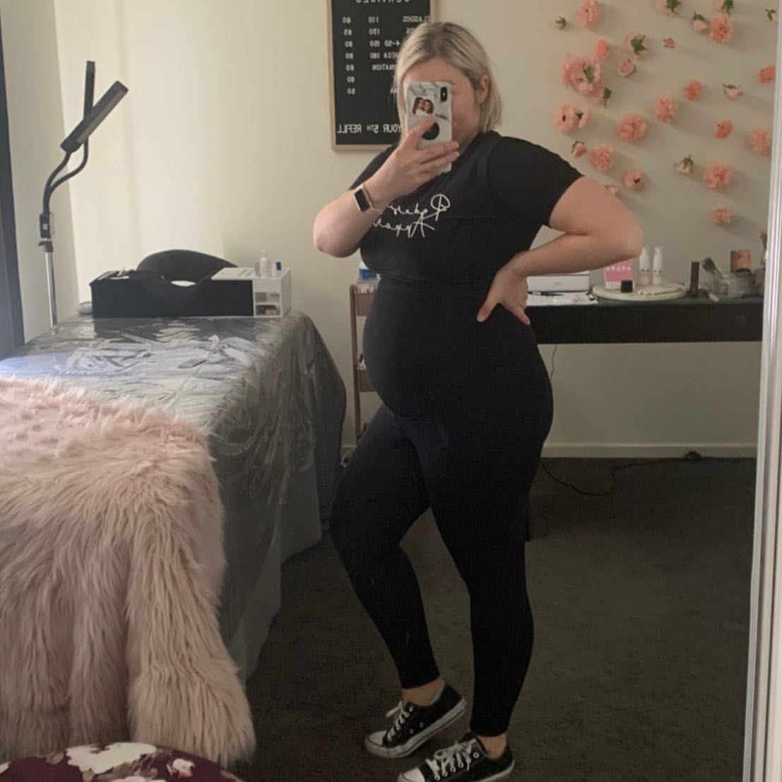 Emama Maternity Leggings Full Length + Pockets - Black