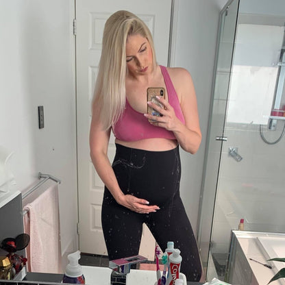 Emama Maternity Leggings Full Length + Pockets - Black