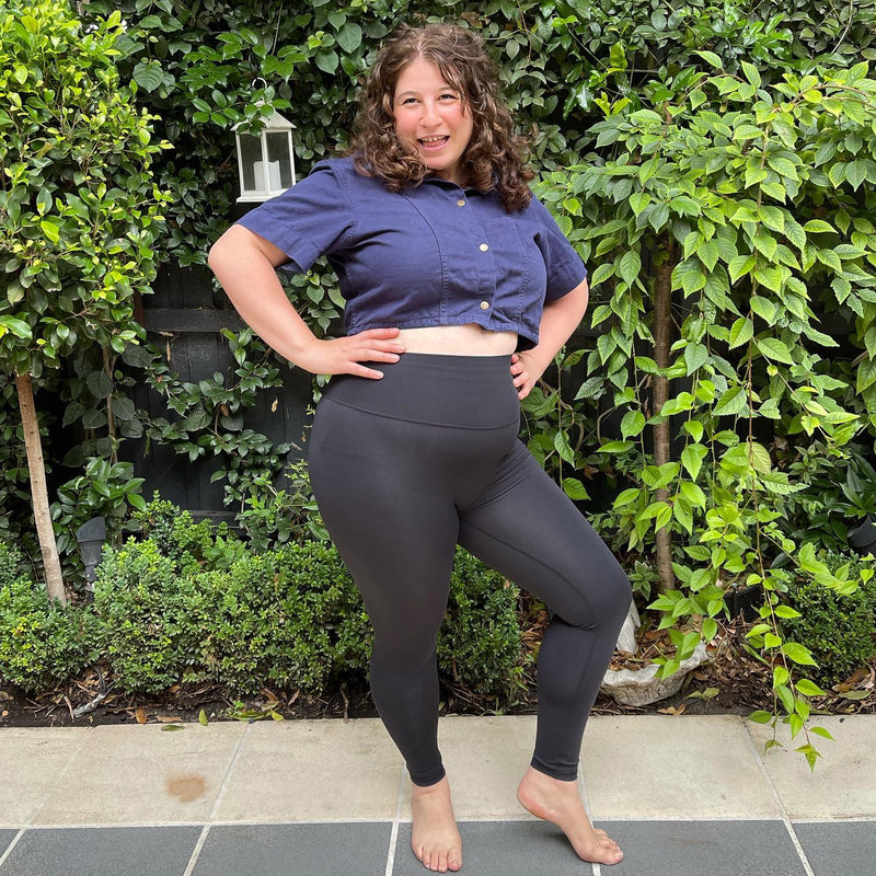 7/8 Shaper Move Leggings - Schwarz | Bauch kaschierend