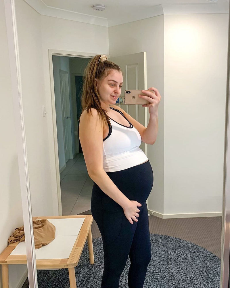 7/8 Umstands- Leggings - Schwarz