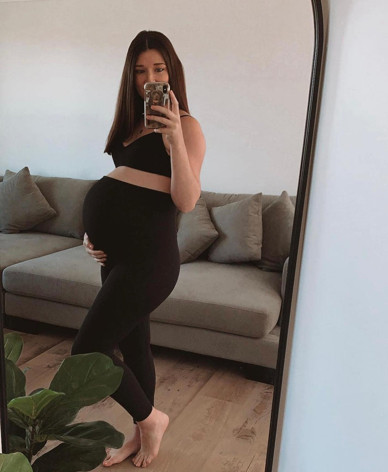 7/8 Umstands- Leggings - Schwarz