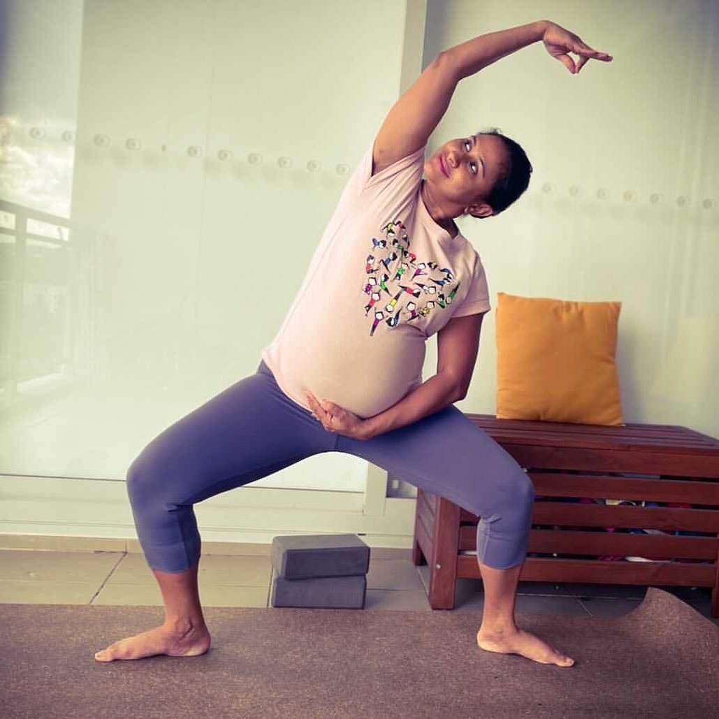 3/4 Maternity Leggings + Pockets - Twilight FINAL SALE