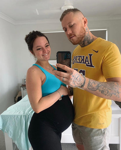 Emama Maternity Leggings Full Length + Pockets - Black