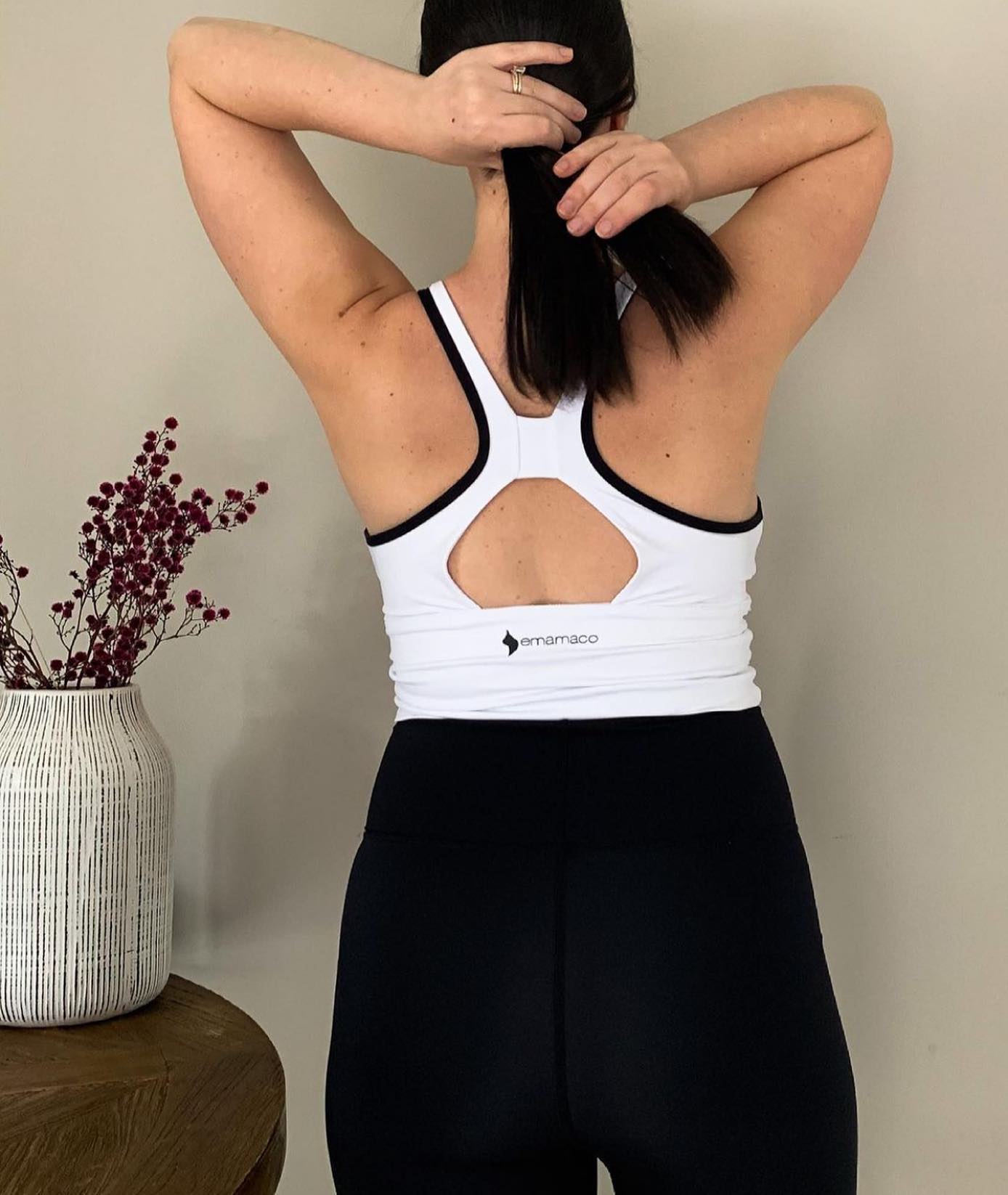 Emama Maternity Leggings Full Length + Pockets - Black