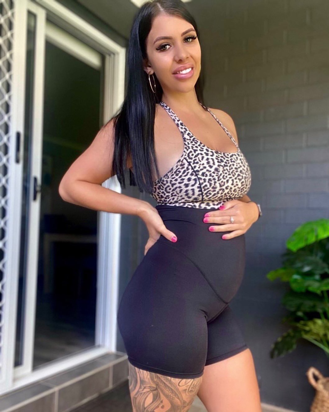 emama Maternity Bike Shorts - Black