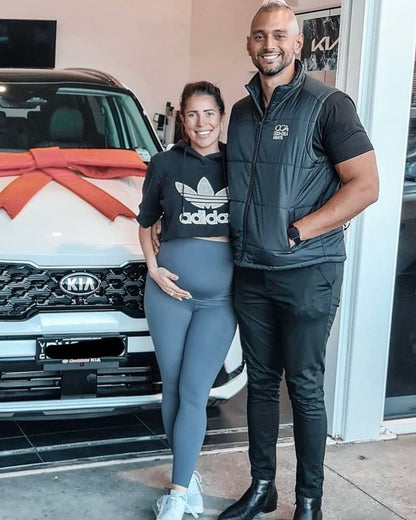 7/8 Pocket Maternity Leggings - Twilight FINAL SALE