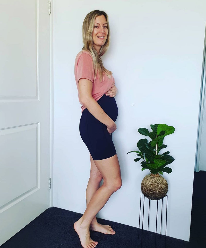 Emama Umstands- Bike Shorts + Taschen - Schwarz