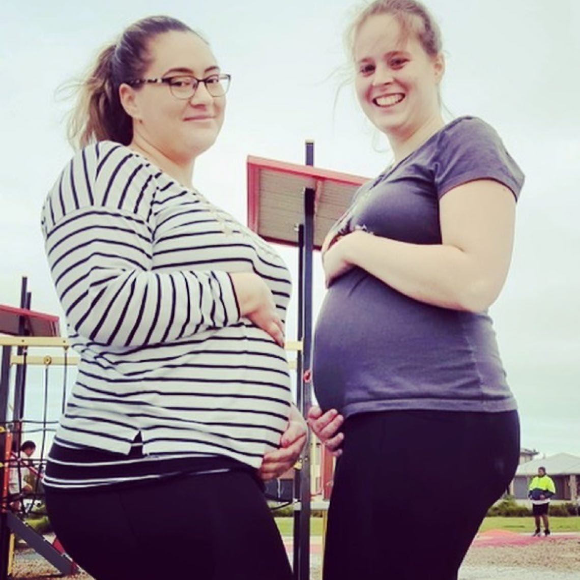 Emama Maternity Leggings Full Length + Pockets - Black