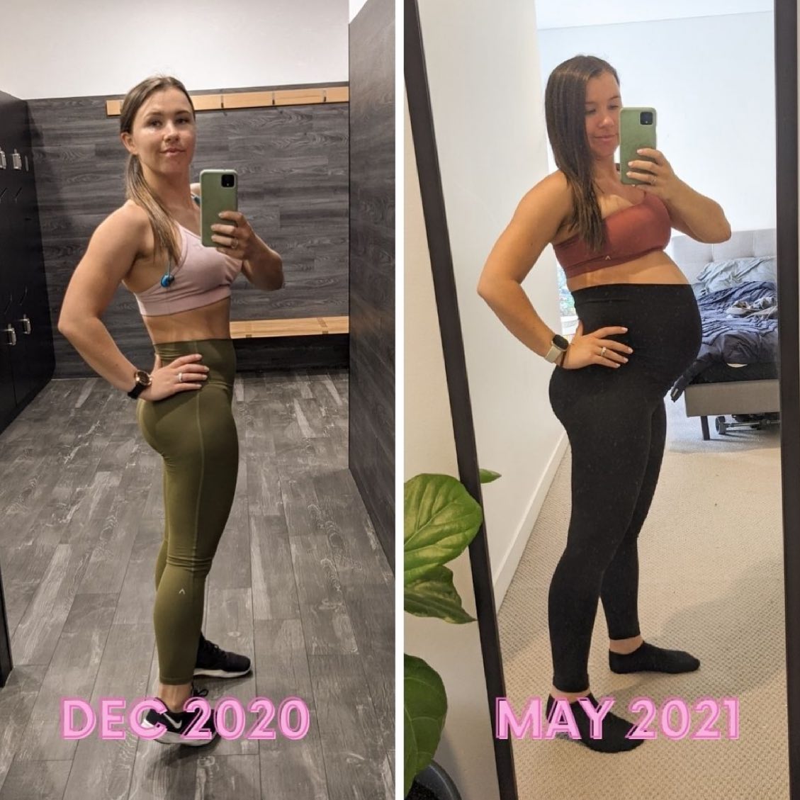 Emama Maternity Leggings Full Length + Pockets - Black