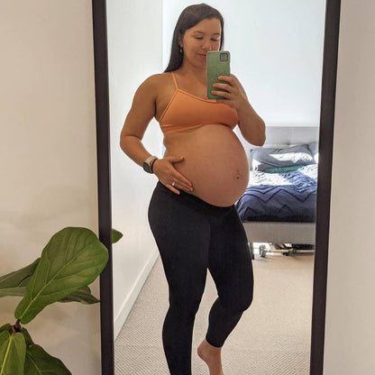 Emama Maternity Leggings Full Length + Pockets - Black