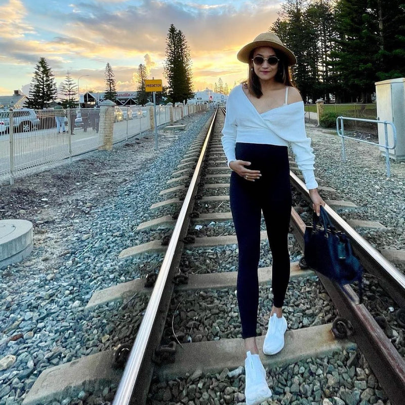 7/8 Umstands- Leggings - Schwarz