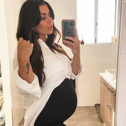 emama Maternity Bike Shorts - Black