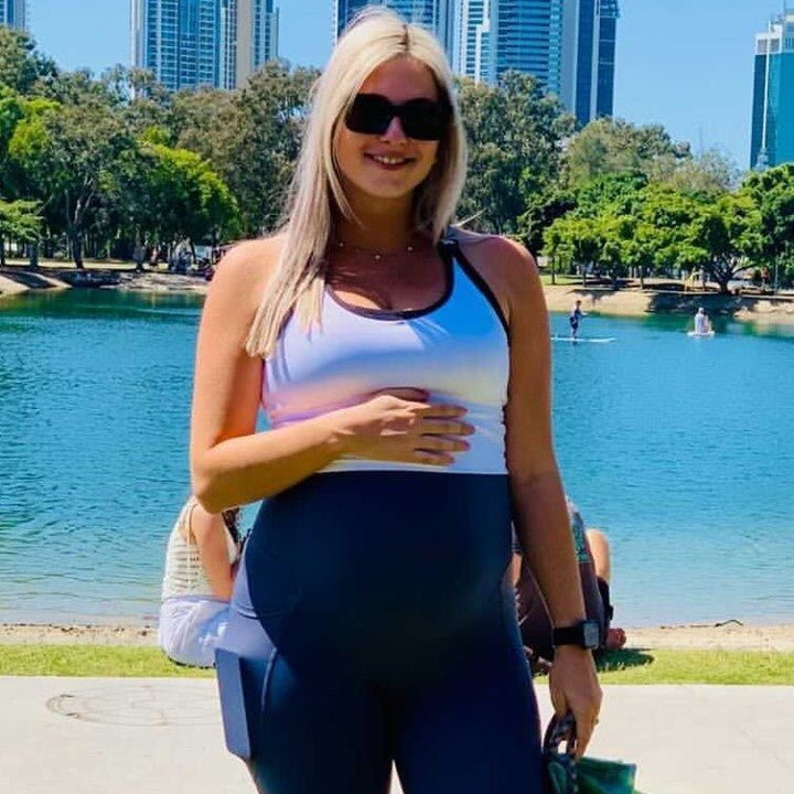 3/4 Maternity Leggings - Black FINAL SALE