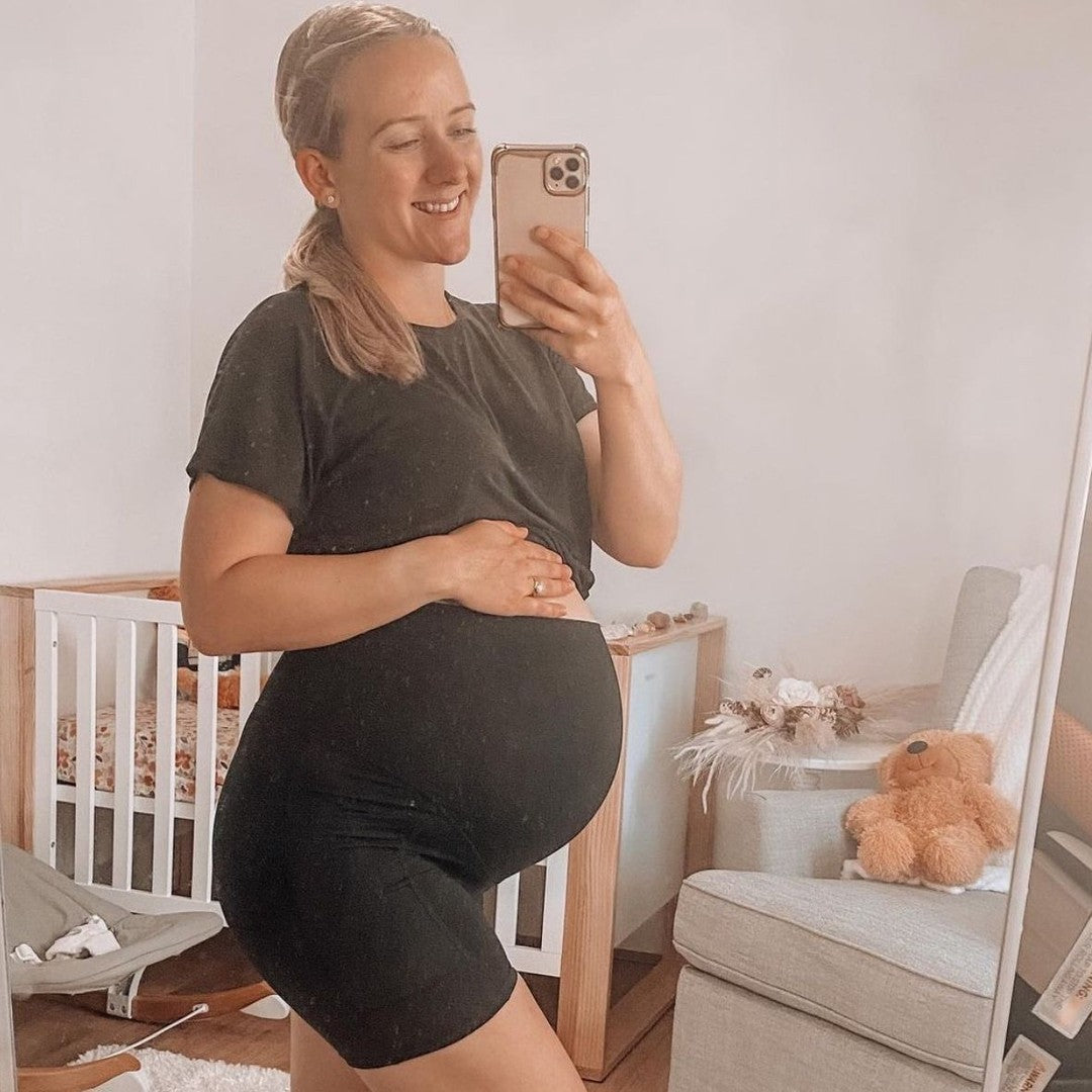 emama Maternity Bike Shorts - Black