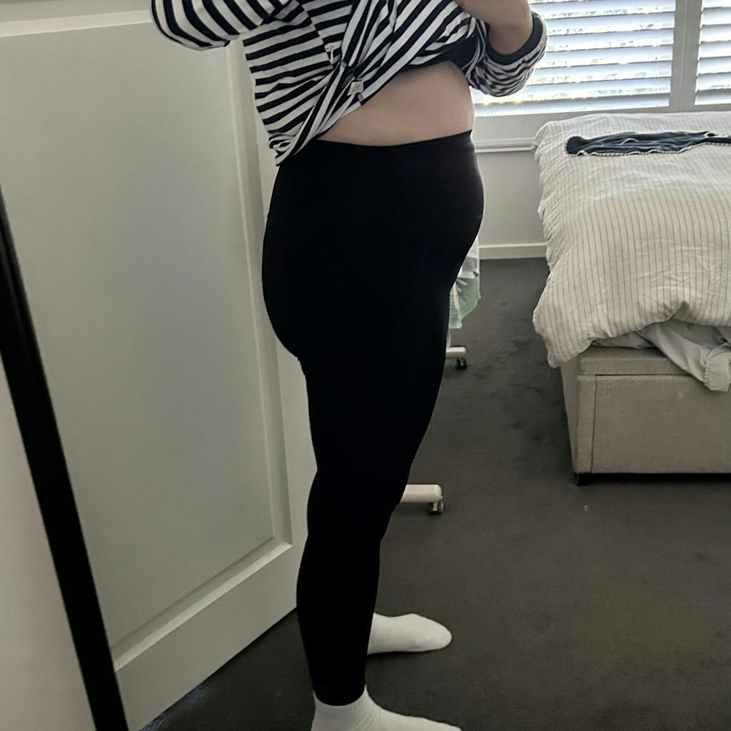 7/8 Shaper Move Leggings + Pockets - Black | Mum Tum Hiding