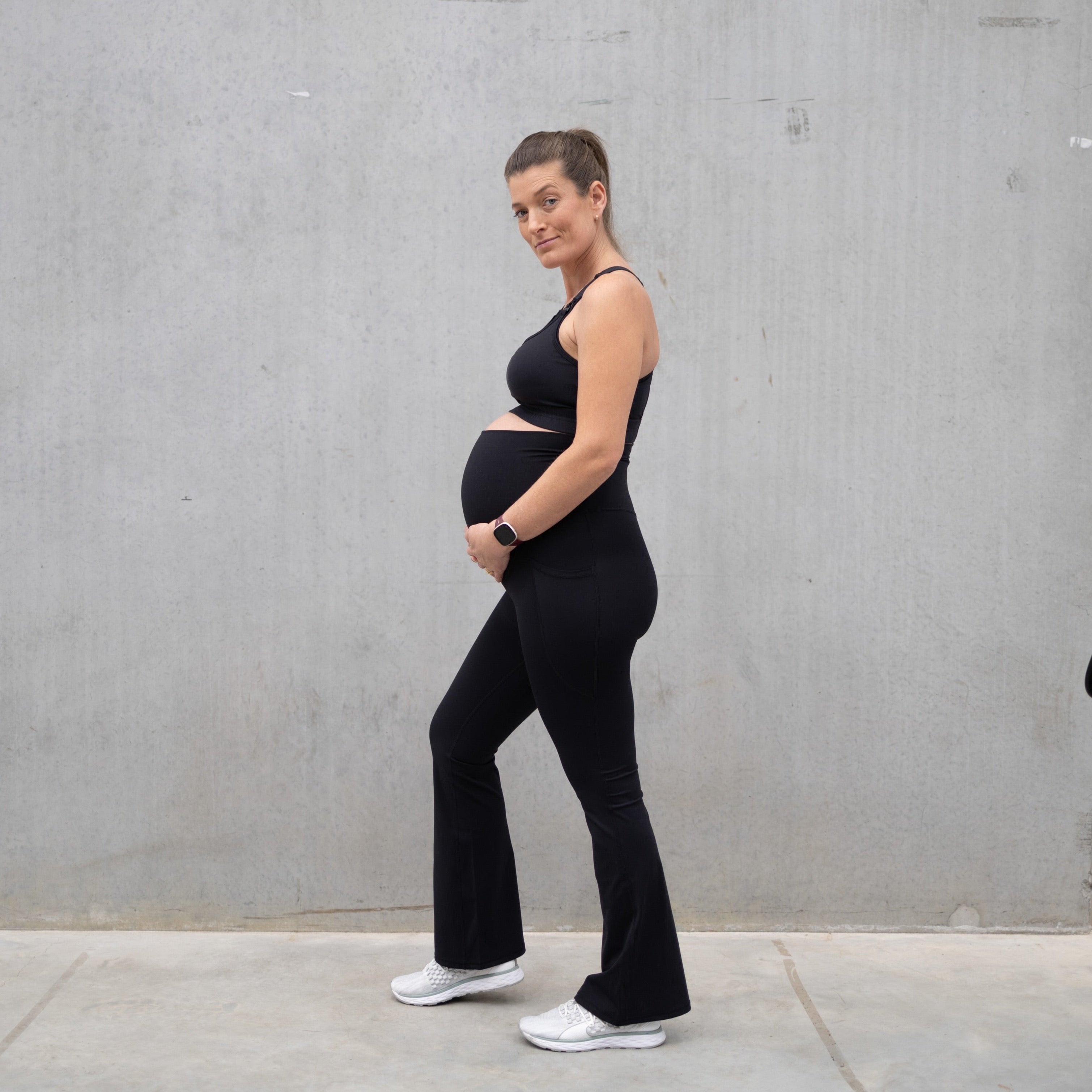 Black Maternity Mum Jeans – BAE The Label Australia