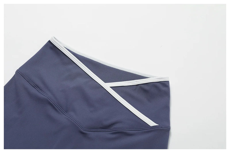 Cross Waist Flare Legggings
