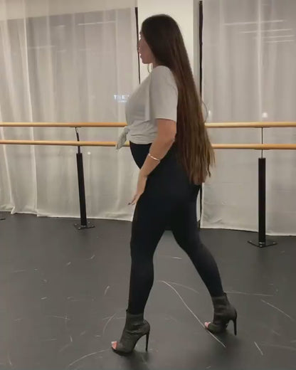 Emama Maternity Leggings Full Length + Pockets - Black