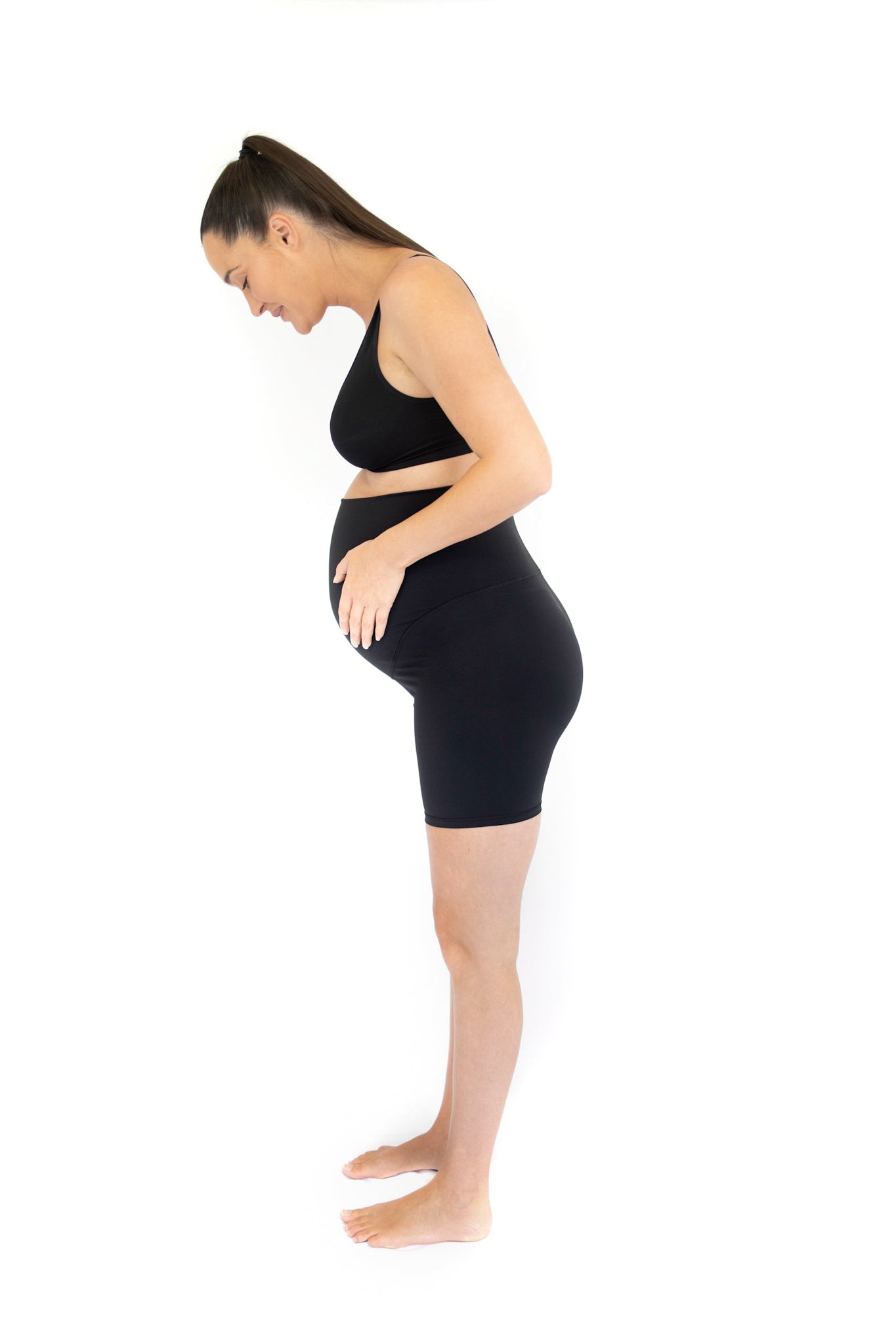 emama Maternity Bike Shorts - Black